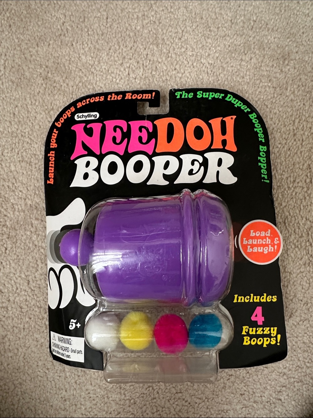 Needoh Booper Launching Toy - Purple